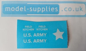 Corgi 359 - Army Field Kitchen - Reproduction Waterslide Transfer - Picture 1 of 1