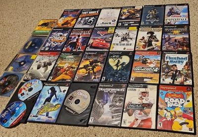 PS2 and PS1 Video Games Bundle Lot of 28+ - NO RESERVE - Image 1 of 4