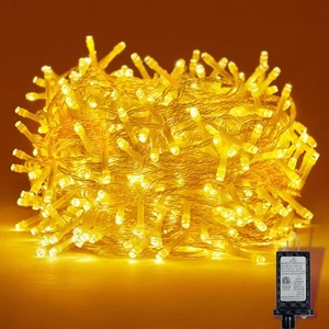 72ft 200 LED Christmas String Lights Indoor,Waterproof 200LED, Warm White - Picture 1 of 7