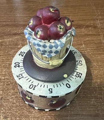 APPLE BASKET FARMHOUSE/COUNTRY KITCHEN COOKING/BAKING TIMER - Image 1 of 4