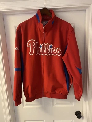 Philadelphia Phillies Jacket MLB Baseball Majestic Therma Base Dugout Men’s XL - Image 1 of 4