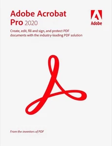 Adobe Acrobat Pro 2020 for Windows PC - Picture 1 of 1
