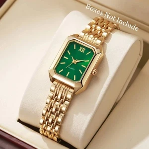 Elegante rechteckige Damen Quarzuhr - modische Legierung Armbanduhr Geschenk " - Bild 1 von 24
