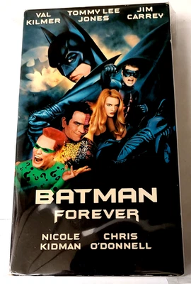 Batman Forever (VHS, 2000) VAL KILMER - JIM CARREY - TOMMY LEE JONES - Image 1 of 4