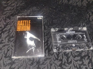 Vintage 1988 U2 Rattle and Hum Cassette Tape Album Rock Music - Imagen 1 de 2