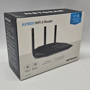 NETGEAR Nighthawk RAX10 Dual-Band Wi-Fi 6 Router AX1800 RAX10-100NAS Used - Picture 1 of 3