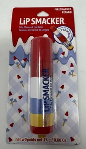 Balsamo labbra aromatizzato Lip Smacker Firecracker Trio Biggy Ice 0,60 oz nuovo sigillato - Foto 1 di 3