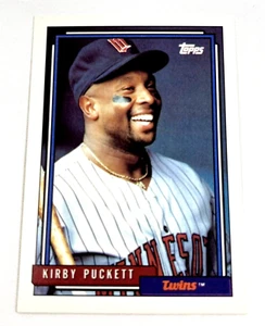 1992 Topps Kirby Puckett #575 Minnesota Twins Vintage Baseballkarte - Bild 1 von 8