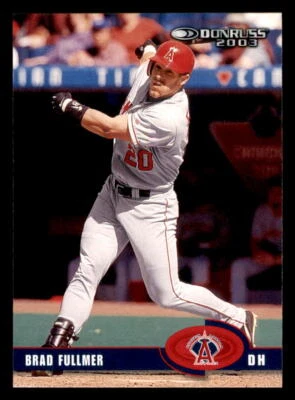 2003 Donruss  #82 Brad Fullmer Anaheim Angels - Image 1 of 2