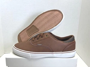 DOCKERS FRISCO LOW LACE-UP LEATHER CASUAL SNEAKERS MEN SHOES BROWN SIZE 12 NEW - Picture 1 of 7