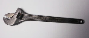 Vintage CRESCENT TOOL Co.15" Drop Forged Heavy Duty Steel Adjustable Wrench, USA - Picture 1 of 6