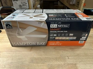 READ DESCRIPTION! Hampton Bay Nevali 52” Indoor Smart Hubspace Ceiling Fan… - Picture 1 of 4
