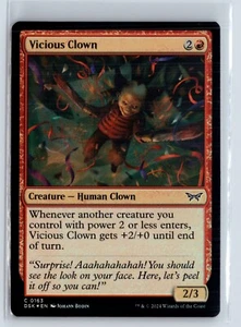 (2x) FOIL Vicious Clown Duskmourn Common – MTG Magic the Gathering Card - Picture 1 of 2