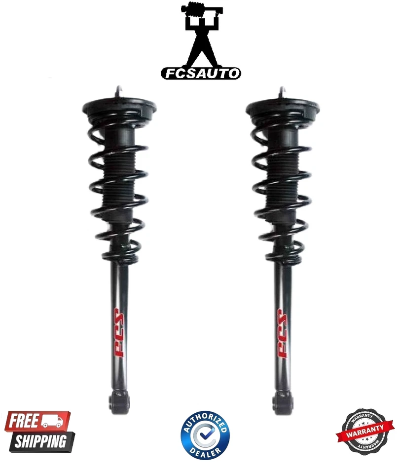 2 Rear Suspension Strut and Coil Spring FCS fits 00-05 Mitsubishi Eclipse - Image 1 of 1