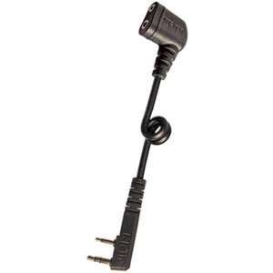 Two Way Radio Adapter, Kenwood Male to Kenwood Female, Fits 2-Pin Earpieces - Picture 1 of 1