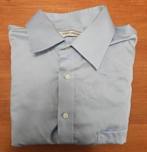 Joseph Abboud Men's 100% Cotton Button Up Shirt Tall 17 36/37 - Light Blue - Picture 1 of 6