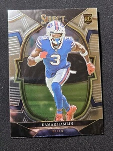2022 Select Football Damar Hamlin Rookie Concourse Level #100 Bills - Picture 1 of 2