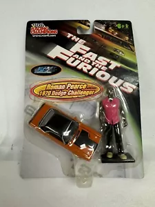 Racing Champions 1/64 Fast & Furious 1970 Dodge Challenger Roman Pierce Figure - Picture 1 of 13