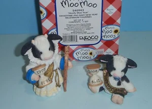 NUEVO MARY'S MOO MOOS HOOFY MOO AÑO PADRE Y BEBÉ AÑO NUEVO SIN USAR, EN CAJA - Imagen 1 de 7