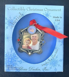 Collectible Christmas Ornament by Gloria Duchin Crystallized Swarovski NEW - Bild 1 von 5