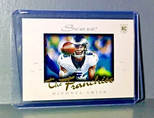 Tarjeta de novato DeVonta Smith 2021 Panini NFL puntuación de franquicia #26 1/1966 - Imagen 1 de 2