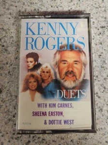 Kenny Rogers - Duets Cassette SEALED Kim Carnes Sheena Easton Dottie West - Picture 1 of 3