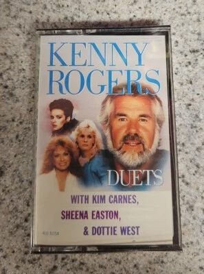 Kenny Rogers - Duets Cassette SEALED Kim Carnes Sheena Easton Dottie West - Image 1 of 3