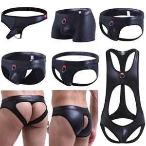 New Sexy Mens G-String Boxers Open Butts Jockstrap Leotard Briefs Underwear S-XL - Picture 1 of 66