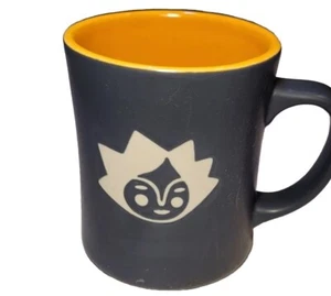 Starbucks Kenya Mug Matte Black Orange Mermaid 2011 Etched Embossdd Face - Picture 1 of 7