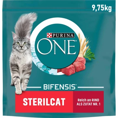 Purina One Katzenfutter Sterilcat Katzen Trockenfutter mit Rind 9.75 kg - Bild 1 von 4