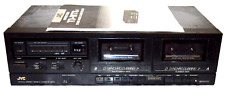 Jvc Td-W73j Stereo Double Cassette Deck With Manual For Parts