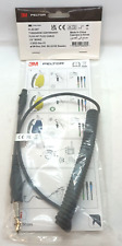 3M Peltor (FLX2-207) Cable 1/4" Mono  3 Pole Plug Downlead CH-3 Headset - NEW 