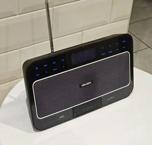 Bush Touch DAB FM Radio with iPod 30 pin dock AUX IN Line Out Power Supply Black - Picture 1 of 11