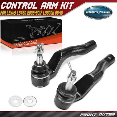 2Pcs Front Outer Steering Tie Rod End for Lexus LS460 2009-2017 LS600h 2008-2016 - Image 1 of 4