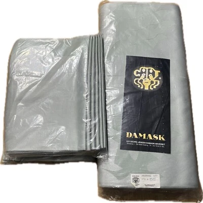 Vtg Georg Jensen Damask Rectangular Table Cloth 'Hunting Cloth' + 12 x Napkins - Image 1 of 4