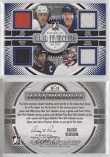 2013-14 In the Game-Used Quad Franchise Silver /60 Mike Bossy Denis Potvin HOF