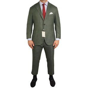 Men Suitsupply Suit La Spalla Bamboo Huddersfeild Size 28 EU56S UK/US46S S425