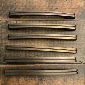6 Oil Rubbed Bronze Handle Pulls Kitchen Cabinet Handles Hardware - Picture 1 of 6