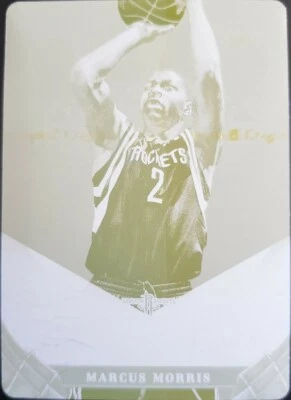 MARCUS MORRIS 2012-13 Panini Preferred PLACA DE IMPRESIÓN #1/1 de 1 Clippers Rockets Foto 1 de 2