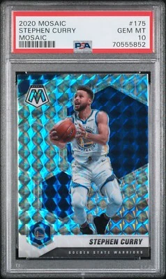 Panini Mosaic 2020 [Stephen Curry] Mosaic Prizm PSA 10 GEMA COMO NUEVO - Imagen 1 de 4