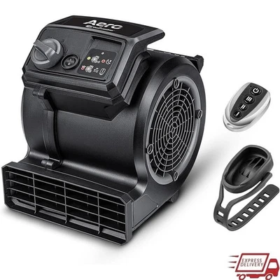 High Velocity Air Mover Remote Control 3 Speed Cooling Blower Low Noise New - Image 1 of 4