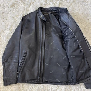 Schott 641 Single Riders Leather Jacket Black Cowhide Size 36 S - Picture 1 of 11
