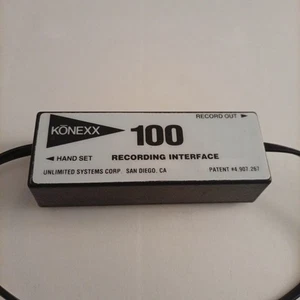 Interfaz de grabación Konexx 100 - En muy buen estado - - Imagen 1 de 4