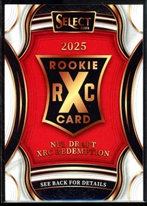 Tarjeta de novato Panini Select 2025 XRC PRIZM 2024 CANJE #QB4 JALEN MILROE RC - Imagen 1 de 2