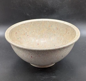 Vintage 10" TEXAS WARE #118 Mixing Bowl Khaki/Tan Confetti Splatter Speckled - Picture 1 of 7