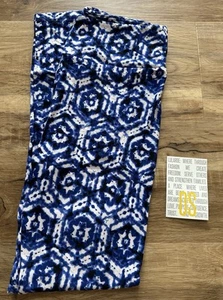 NEW RELEASE LuLaRoe OS One Size Leggings Beautiful Blue Tie Dye Print New - Picture 1 of 3