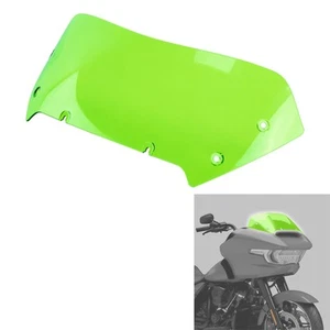 Green Front Windscreen Windshield Fit For Harley CVO Road Glide FLTRXSE 2023-25 - Picture 1 of 14