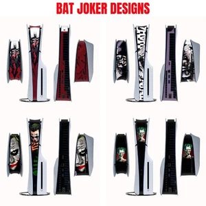 Bat Joker Para PS5 Delgado Vinilo Adhesivo Envoltura Juego 5 Pegatina Delgada Centro Recubrimiento Calcomanía - Imagen 1 de 9