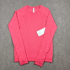 Lululemon rosa Rest Less Pullover sportlich Langarm Damengröße 10 neu mit Etikett - Bild 1 von 7