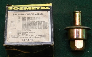 Válvula de retención de bomba de aire para MG MGB 1975-80 Jaguar AMC Datsun Chevy Ford Fiat Nuevo de Lote Antiguo - Imagen 1 de 1